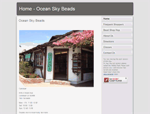 Tablet Screenshot of oceanskybeads.com